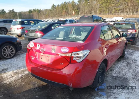2019 Toyota Corolla Le из США, поврежденный, VIN 2T1BURHEXKC227156